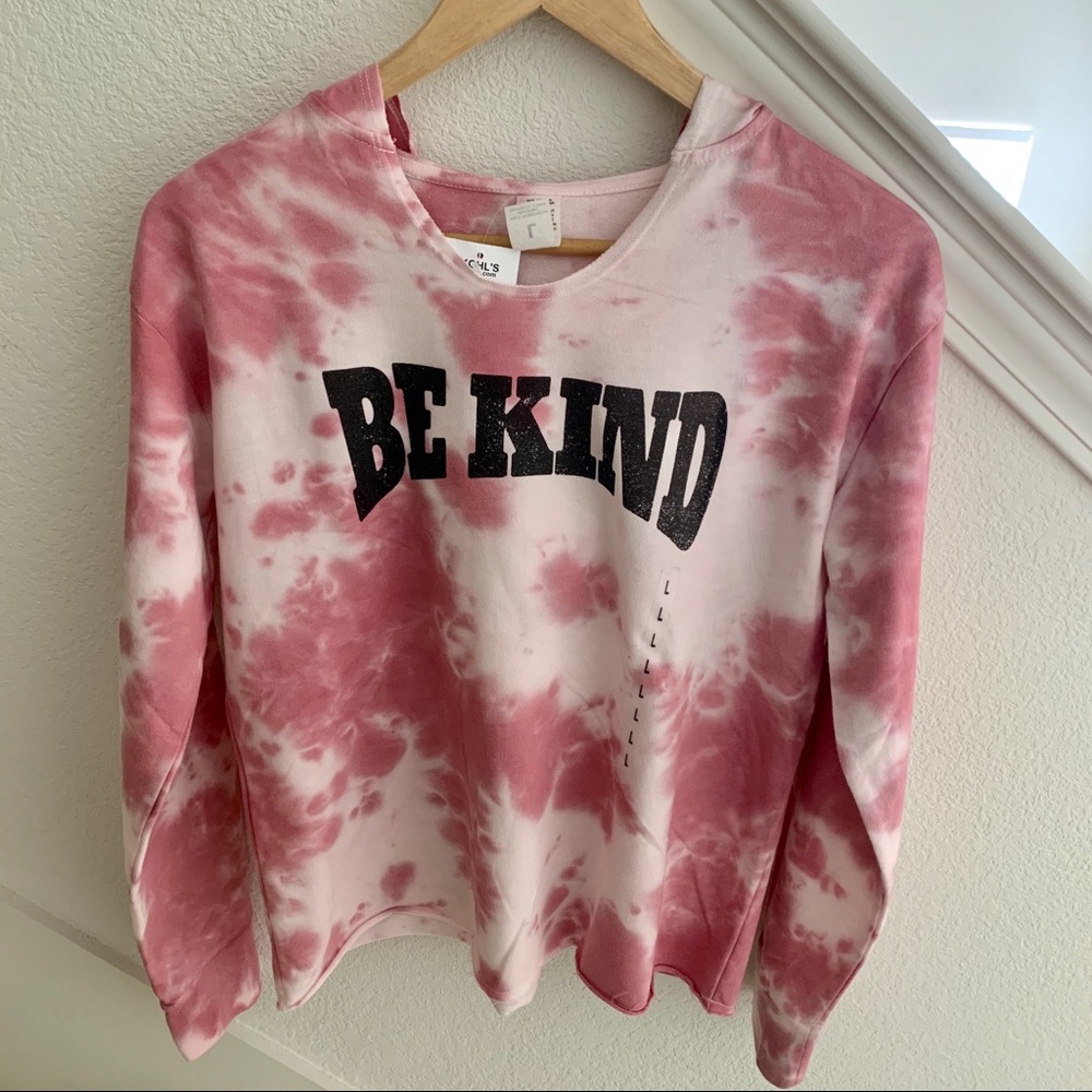 BE KIND Tie-dye Long Sleeve Size L